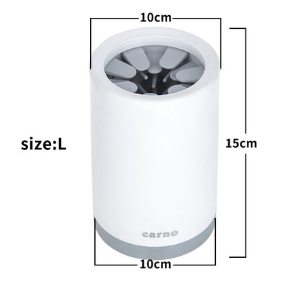 Portable Pet Paw Cleaner Cup Soft Silicone Comb - Elorapets Elorapets Grey / L j4e0kn-zs 0 Portable Pet Paw Cleaner Cup Soft Silicone Comb