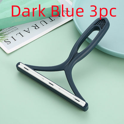 Double-Sided Fabric Shaver – Manual Lint & Hair Remover Tool - Elorapets Elorapets Dark Blue / 3PCS j4e0kn-zs 0 Double-Sided Fabric Shaver – Manual Lint & Hair Remover Tool