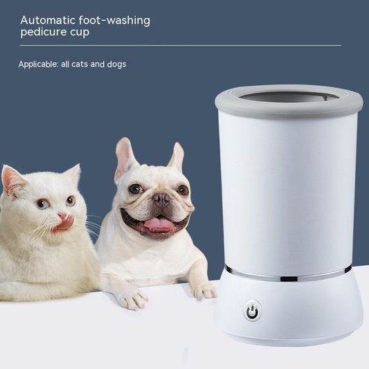 Electric Pet Paw Cleaner Cup – Automatic Foot Washer for Dogs & Cats