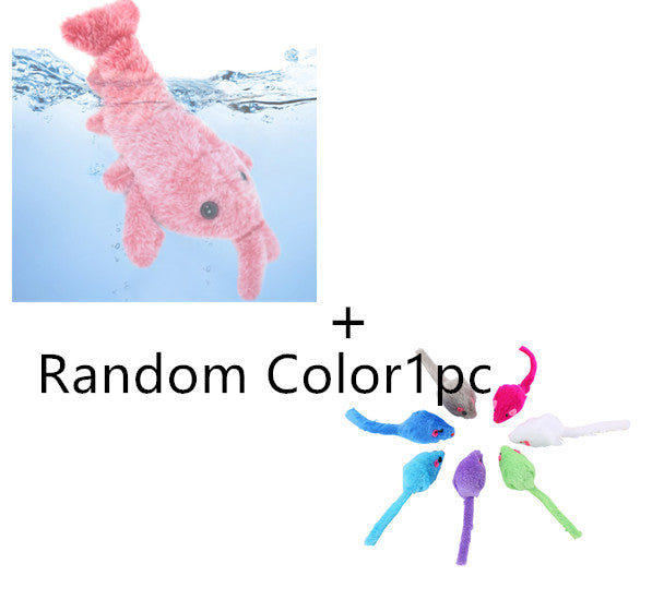 Interactive Jumping Shrimp Cat Toy (USB Rechargeable) - Elorapets Elorapets Jumping shrimp random color / About 35CM / USB j4e0kn-zs 0 Interactive Jumping Shrimp Cat Toy (USB Rechargeable)