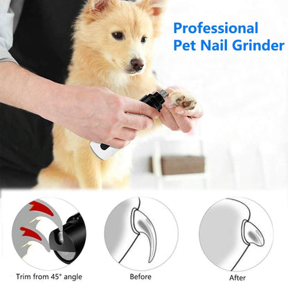 Pet Automatic Nail Piercing Device 3-speed LED Electric - Elorapets Elorapets 2 Gear / English Version / 1PC j4e0kn-zs 0 Pet Automatic Nail Piercing Device 3-speed LED Electric