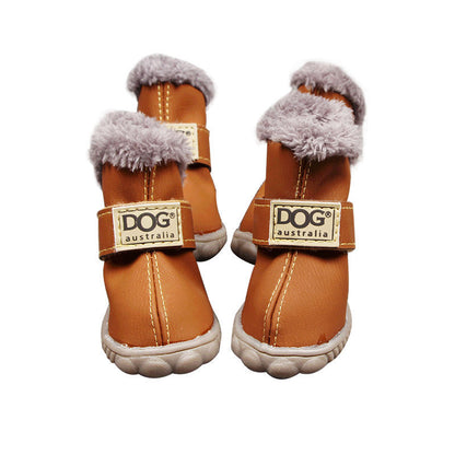 Warm Thick Dog Snow Boots – Winter Waterproof Pet Shoes - Elorapets Elorapets Brown / 1 j4e0kn-zs 0 Warm Thick Dog Snow Boots – Winter Waterproof Pet Shoes
