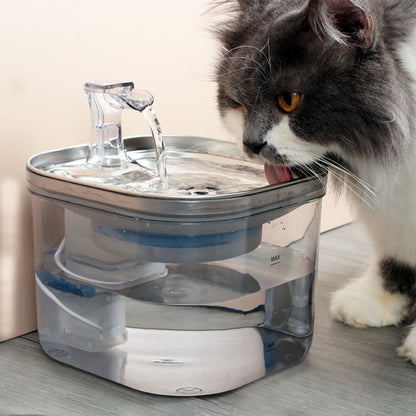 Stainless Steel Pet Water Fountain – Automatic Circulation Dispenser - Elorapets Elorapets Basic payment / 220V US j4e0kn-zs 0 Stainless Steel Pet Water Fountain – Automatic Circulation Dispenser
