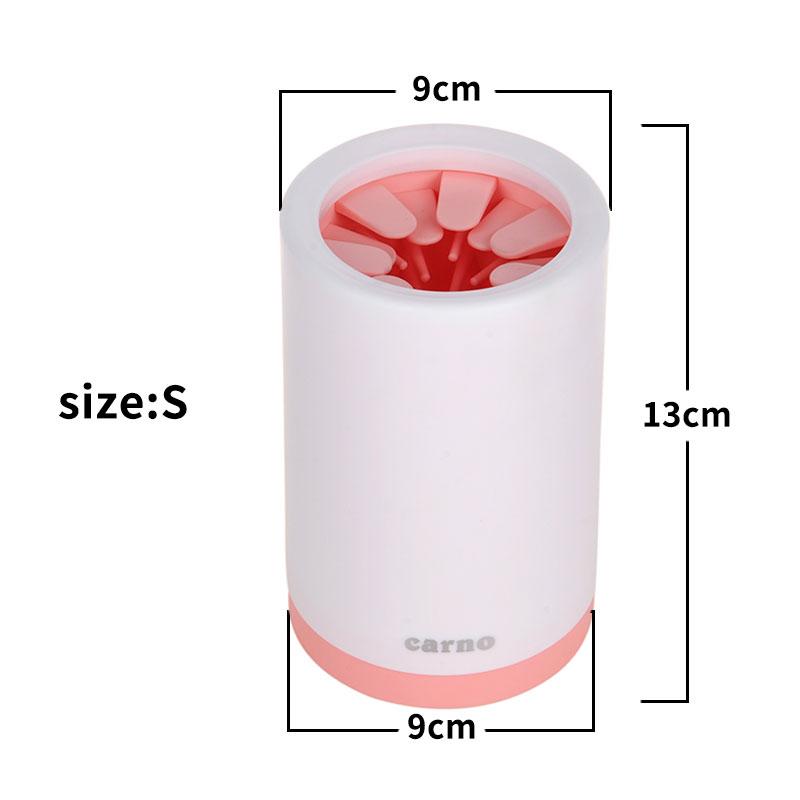 Portable Pet Paw Cleaner Cup Soft Silicone Comb - Elorapets Elorapets Pink / S j4e0kn-zs 0 Portable Pet Paw Cleaner Cup Soft Silicone Comb