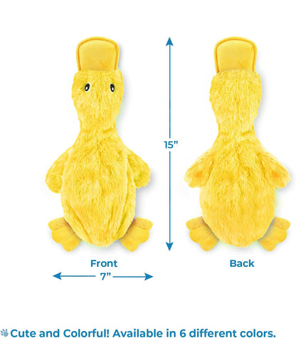 Squeaky Duck Dog Toy – Stuffed & No-Stuff Plush Chew Toy - Elorapets Elorapets Yellow j4e0kn-zs 4 Squeaky Duck Dog Toy – Stuffed & No-Stuff Plush Chew Toy