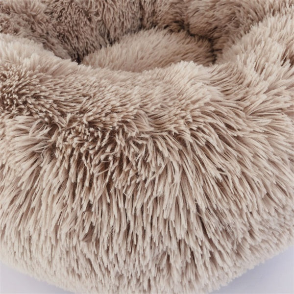 Round Plush Cat Bed – Warm Autumn & Winter Nest Mat - Elorapets Elorapets Pink / 110cm j4e0kn-zs 0 Round Plush Cat Bed – Warm Autumn & Winter Nest Mat