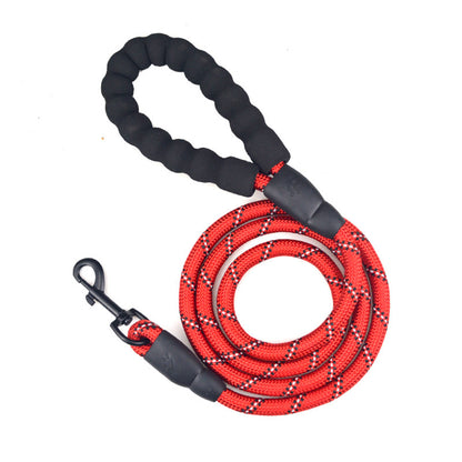 Durable Dog Reflective Rope Leash - Elorapets Elorapets Red / 0.8x1.5m j4e0kn-zs 0 Durable Dog Reflective Rope Leash