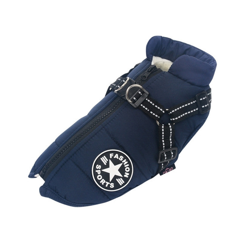 Large Pet Dog Jackets Winter Warm Dogs Clothes Coats - Elorapets Elorapets Black / XL j4e0kn-zs 0 Large Pet Dog Jackets Winter Warm Dogs Clothes Coats