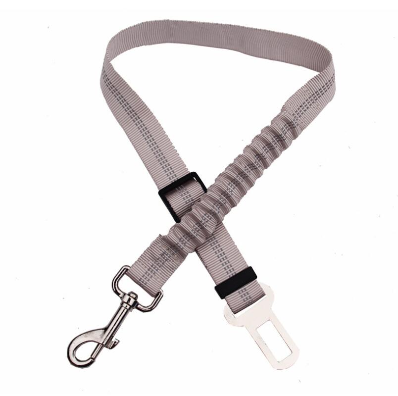 Adjustable Reflective Dog Car Seat Belt – Safety Harness Lead - Elorapets Elorapets Beige j4e0kn-zs 0 Adjustable Reflective Dog Car Seat Belt – Safety Harness Lead