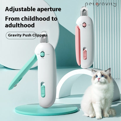 Cat Nail Clippers With Safety Guard Handle - Elorapets Elorapets Chinese Version Packaging / Blue j4e0kn-zs 0 Cat Nail Clippers With Safety Guard Handle