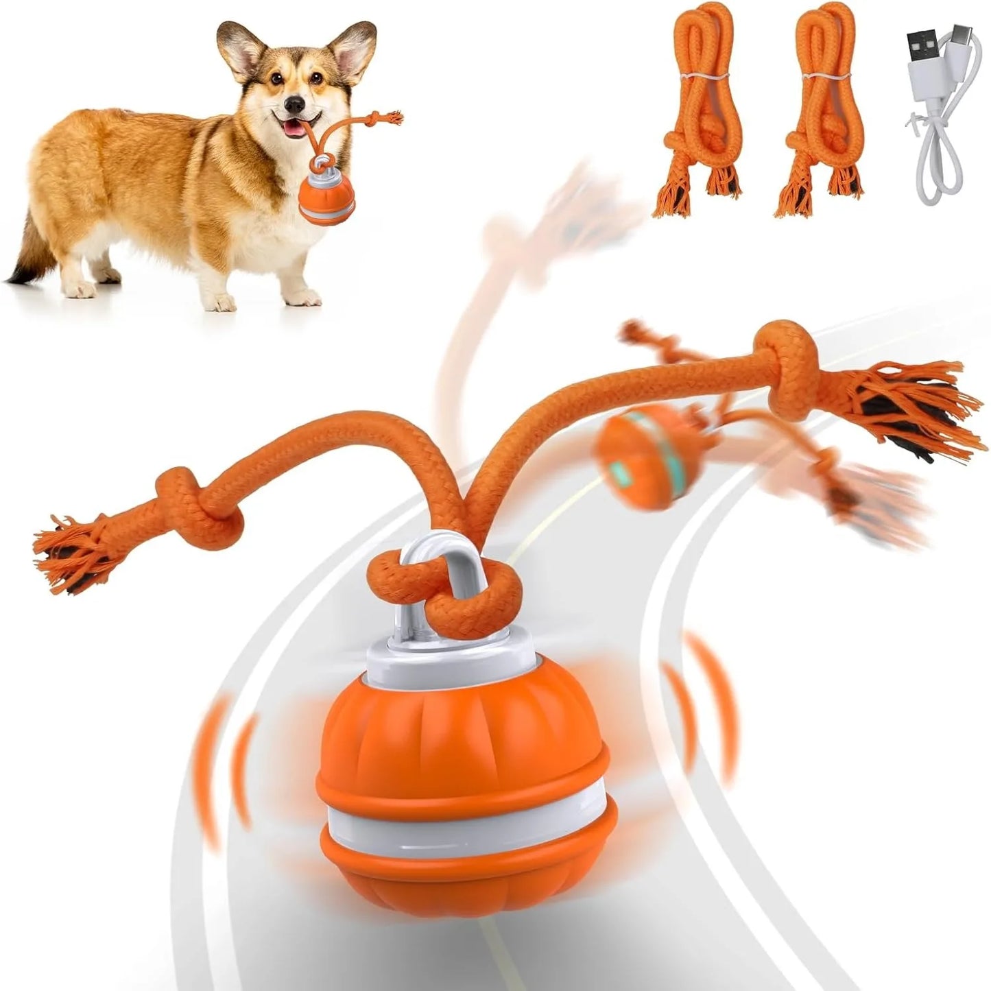 Interactive Rolling Dog Ball – USB Rechargeable Toy - Elorapets Elorapets Orange Bird Call j4e0kn-zs 0 Interactive Rolling Dog Ball – USB Rechargeable Toy