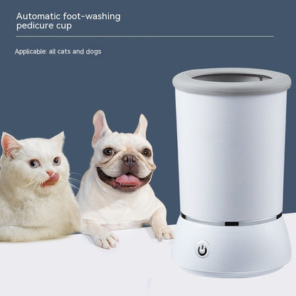 Electric Pet Paw Cleaner Cup – Automatic Foot Washer for Dogs & Cats