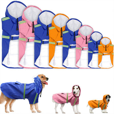 Waterproof Reflective Dog Raincoat – Cape Style for Large Dogs - Elorapets Elorapets Yellow / M j4e0kn-zs 0 Waterproof Reflective Dog Raincoat – Cape Style for Large Dogs