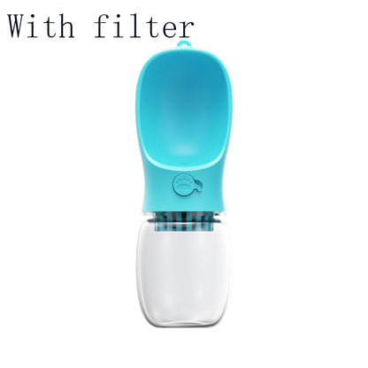 Pet Water Cup Outdoor Portable Water Bottle - Elorapets Elorapets Blue With filter / 350ML j4e0kn-zs 0 Pet Water Cup Outdoor Portable Water Bottle
