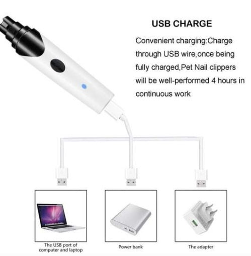 Electric Pet Nail Clippers – Dog & Cat Grooming Trimmer - Elorapets Elorapets Grinding Head 5pcs j4e0kn-zs 0 Electric Pet Nail Clippers – Dog & Cat Grooming Trimmer