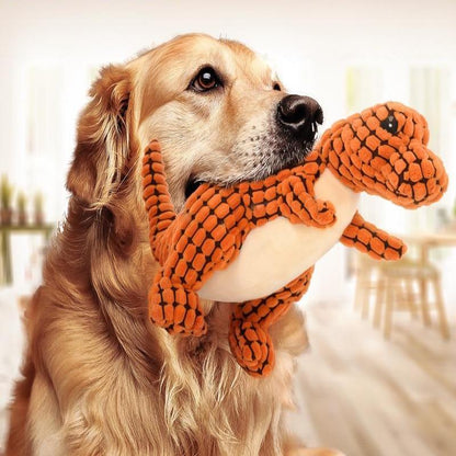 Plush Dinosaur Dog Toy – Squeaky Chew Toy - Elorapets Elorapets Set / 25cm j4e0kn-zs 0 Plush Dinosaur Dog Toy – Squeaky Chew Toy