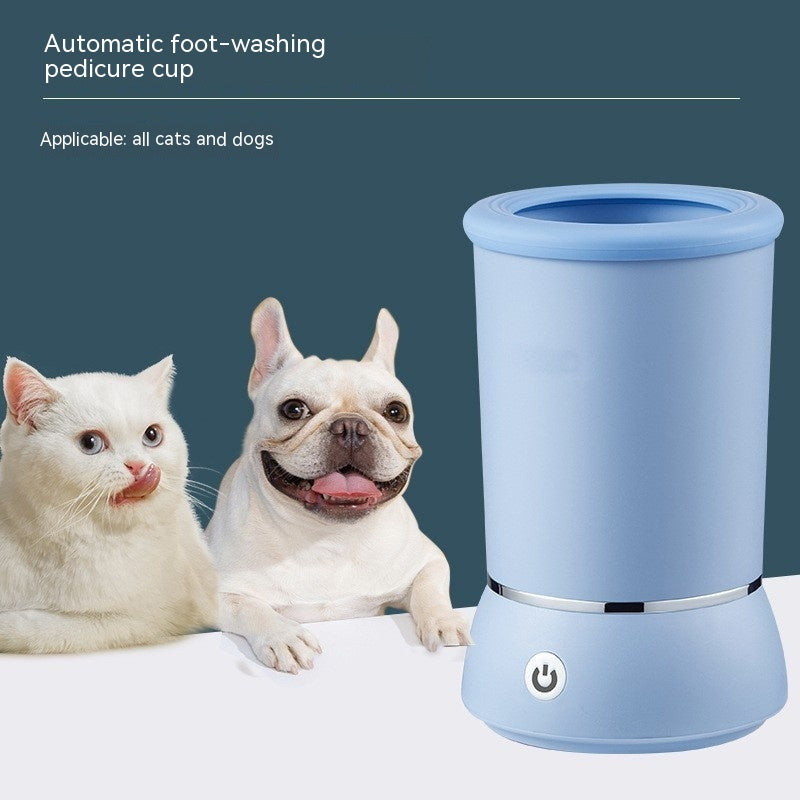 Electric Pet Paw Cleaner Cup – Automatic Foot Washer for Dogs & Cats