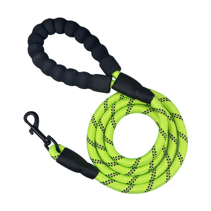 Durable Dog Reflective Rope Leash - Elorapets Elorapets Green / 0.8x1.5m j4e0kn-zs 0 Durable Dog Reflective Rope Leash