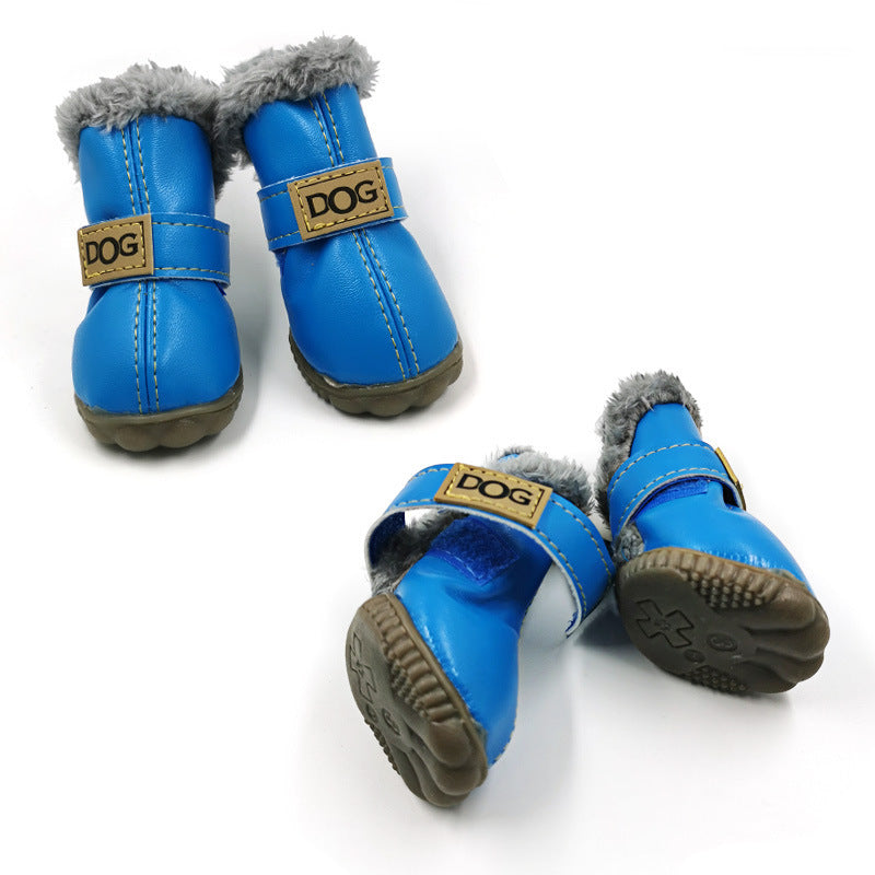 Warm Thick Dog Snow Boots – Winter Waterproof Pet Shoes - Elorapets Elorapets A blue / S j4e0kn-zs 0 Warm Thick Dog Snow Boots – Winter Waterproof Pet Shoes