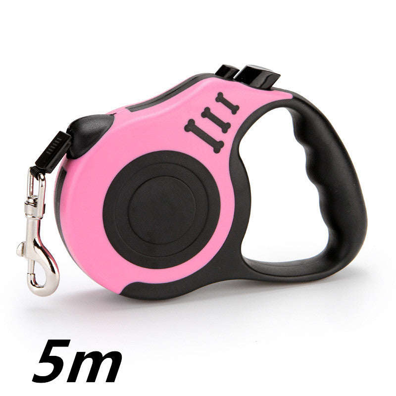 Pet Automatic Telescopic Traction Rope - Elorapets Elorapets Pink / 5m j4e0kn-zs 0 Pet Automatic Telescopic Traction Rope