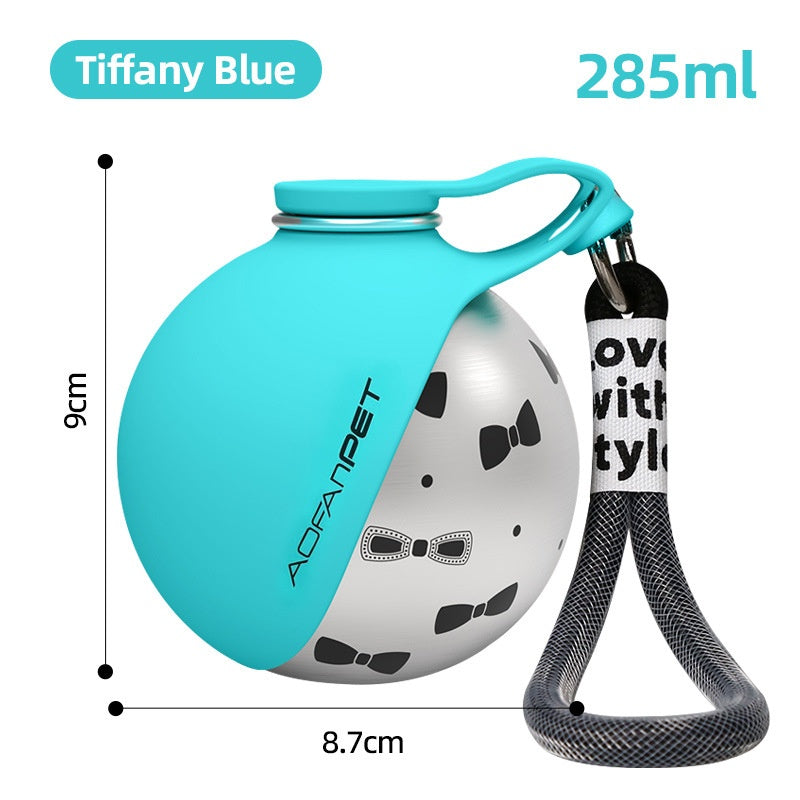 Portable Stainless Steel Dog Water Bottle – Travel Drinking Cup - Elorapets Elorapets Pink / Printed j4e0kn-zs 0 Portable Stainless Steel Dog Water Bottle – Travel Drinking Cup