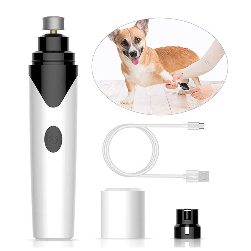 Electric Pet Nail Clippers – Dog & Cat Grooming Trimmer - Elorapets Elorapets Grinding Head 5pcs j4e0kn-zs 0 Electric Pet Nail Clippers – Dog & Cat Grooming Trimmer