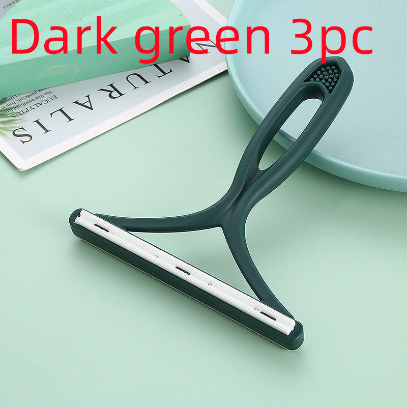 Double-Sided Fabric Shaver – Manual Lint & Hair Remover Tool - Elorapets Elorapets Dark green / 3PCS j4e0kn-zs 0 Double-Sided Fabric Shaver – Manual Lint & Hair Remover Tool