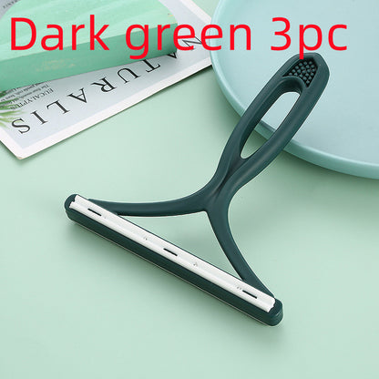 Double-Sided Fabric Shaver – Manual Lint & Hair Remover Tool - Elorapets Elorapets Dark green / 3PCS j4e0kn-zs 0 Double-Sided Fabric Shaver – Manual Lint & Hair Remover Tool