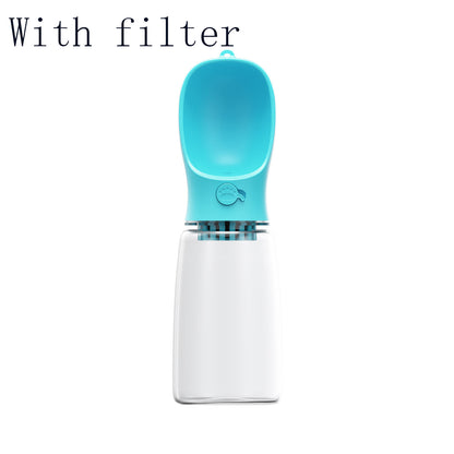 Pet Water Cup Outdoor Portable Water Bottle - Elorapets Elorapets Blue With filter / 550ML j4e0kn-zs 0 Pet Water Cup Outdoor Portable Water Bottle