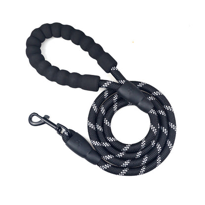 Durable Dog Reflective Rope Leash - Elorapets Elorapets Black / 0.8x1.5m j4e0kn-zs 0 Durable Dog Reflective Rope Leash