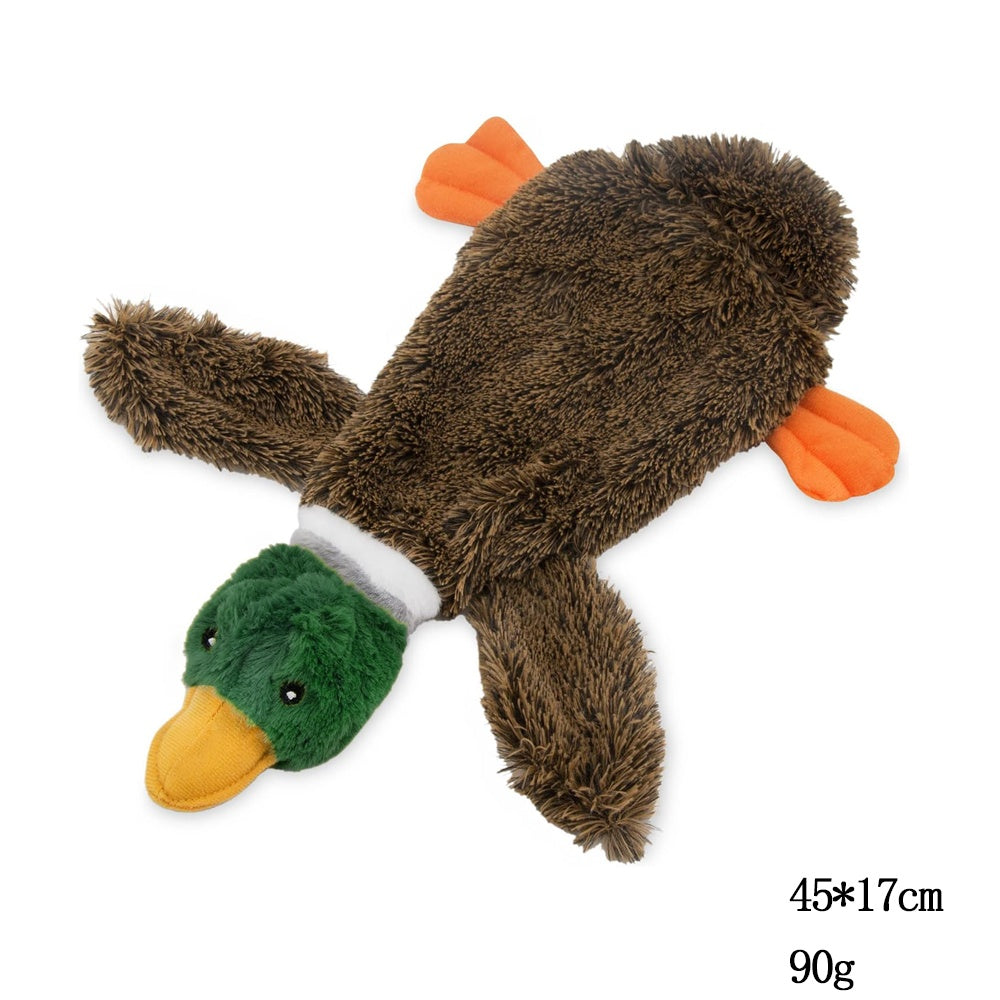 2-in-1 Stuffless Duck Dog Toy – Squeaky Plush - Elorapets Elorapets Green j4e0kn-zs 4 2-in-1 Stuffless Duck Dog Toy – Squeaky Plush