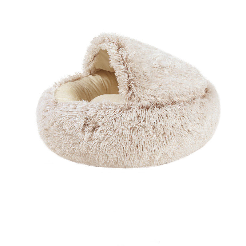 Crystal velvet warm round half-pack cat litter - Elorapets Elorapets Green / 65x65cm j4e0kn-zs 0 Crystal velvet warm round half-pack cat litter