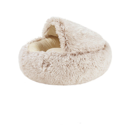 Crystal velvet warm round half-pack cat litter - Elorapets Elorapets Green / 65x65cm j4e0kn-zs 0 Crystal velvet warm round half-pack cat litter