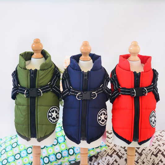 Waterproof Winter Dog Coat with Harness – Warm Dog Jacket - Elorapets Elorapets Black / M j4e0kn-zs 0 Waterproof Winter Dog Coat with Harness – Warm Dog Jacket