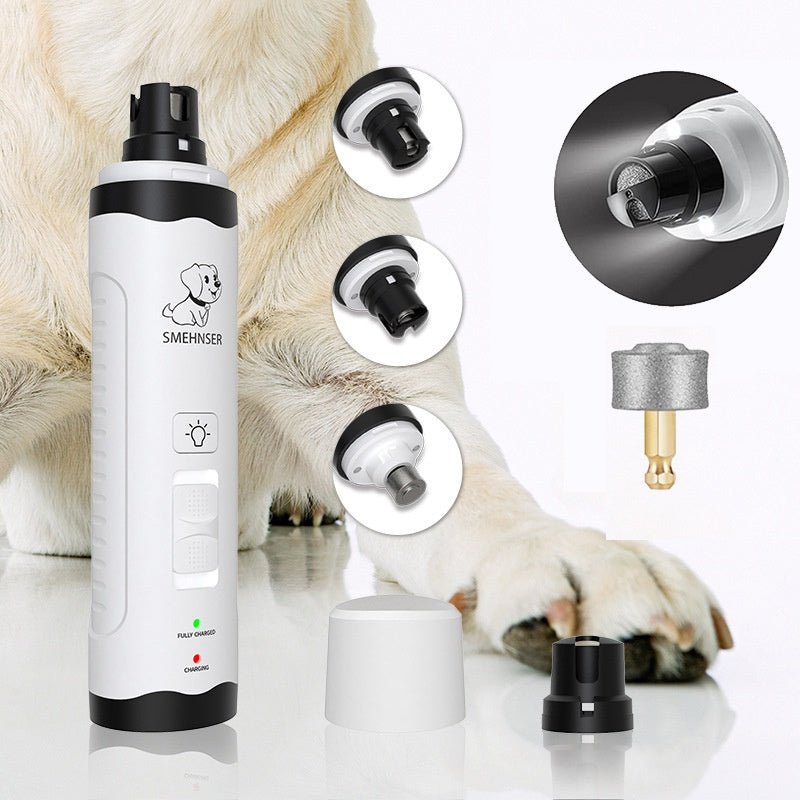 Pet Automatic Nail Piercing Device 3-speed LED Electric - Elorapets Elorapets 2 Gear / English Version / 1PC j4e0kn-zs 0 Pet Automatic Nail Piercing Device 3-speed LED Electric