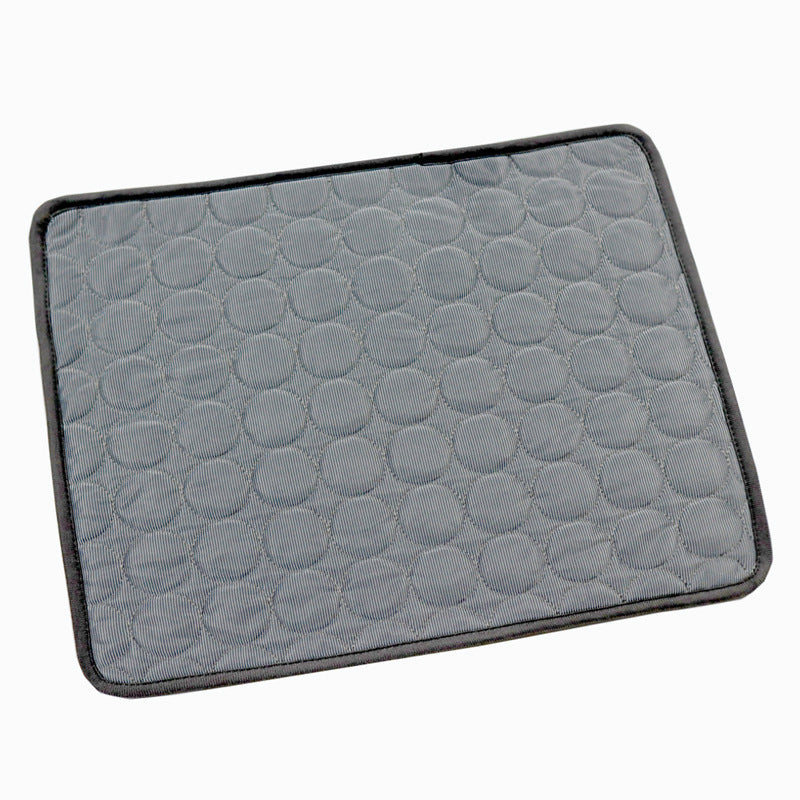 Dog Cooling Mat – Summer Ice Silk Bed for Dogs & Cats - Elorapets Elorapets Dark Gray 2 / S50*40cm j4e0kn-zs 0 Dog Cooling Mat – Summer Ice Silk Bed for Dogs & Cats