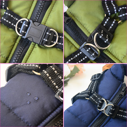 Waterproof Winter Dog Coat with Harness – Warm Dog Jacket - Elorapets Elorapets Black / M j4e0kn-zs 0 Waterproof Winter Dog Coat with Harness – Warm Dog Jacket