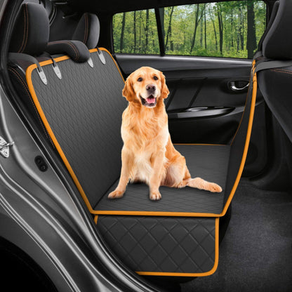 Dog Car Seat Cover Hammock with Mesh Window – Rear Seat Protector - Elorapets Elorapets Orange j4e0kn-zs 0 Dog Car Seat Cover Hammock with Mesh Window – Rear Seat Protector