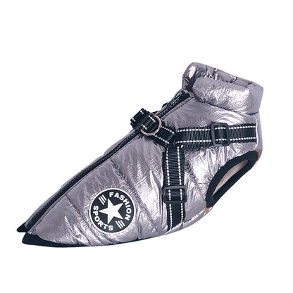 Large Pet Dog Jackets Winter Warm Dogs Clothes Coats - Elorapets Elorapets Silve grey / 4XL j4e0kn-zs 0 Large Pet Dog Jackets Winter Warm Dogs Clothes Coats