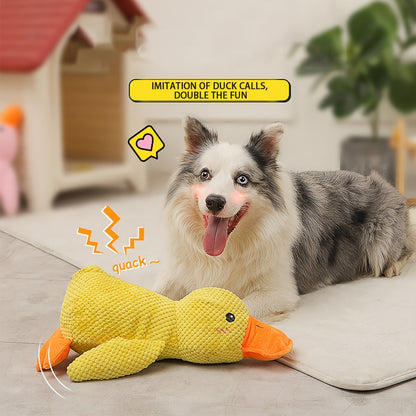 Squeaky Duck Dog Toy – Stuffed & No-Stuff Plush Chew Toy - Elorapets Elorapets Yellow j4e0kn-zs 4 Squeaky Duck Dog Toy – Stuffed & No-Stuff Plush Chew Toy