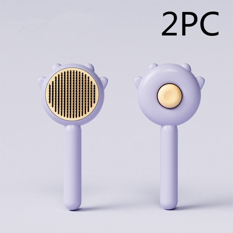 Pet Grooming Massage Comb – Cat & Dog Hair Removal Brush - Elorapets Elorapets Purple 2PC j4e0kn-zs 0 Pet Grooming Massage Comb – Cat & Dog Hair Removal Brush