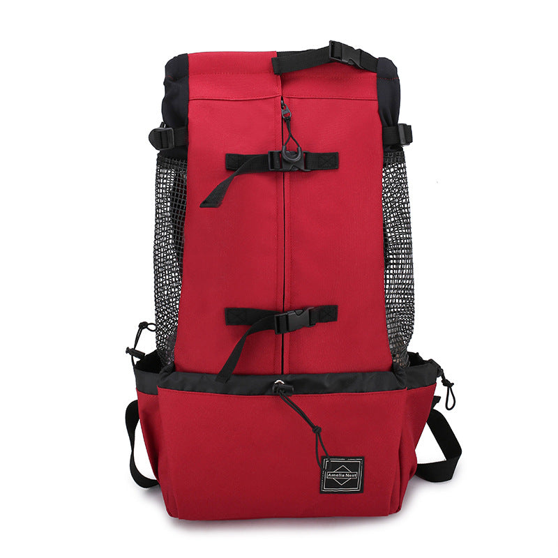 Dog Carrier Backpack – Portable Travel Pet Bag (Double Shoulder) - Elorapets Elorapets Red / M j4e0kn-zs 0 Dog Carrier Backpack – Portable Travel Pet Bag (Double Shoulder)