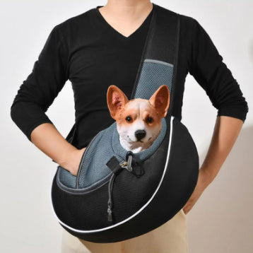 Portable Pet Carrier Bag – Crossbody for Dogs & Cats - Elorapets Elorapets Black / S j4e0kn-zs 0 Portable Pet Carrier Bag – Crossbody for Dogs & Cats