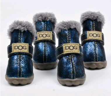 Warm Thick Dog Snow Boots – Winter Waterproof Pet Shoes - Elorapets Elorapets A blue / S j4e0kn-zs 0 Warm Thick Dog Snow Boots – Winter Waterproof Pet Shoes