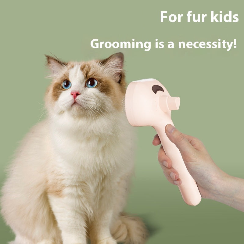 Pet Spray Grooming Comb – Hair Remover & Dematting Brush - Elorapets Elorapets White j4e0kn-zs 0 Pet Spray Grooming Comb – Hair Remover & Dematting Brush