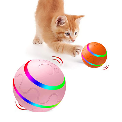 Smart Self-Rotating Cat Ball – USB Interactive Toy - Elorapets Elorapets Yellow / Self hi version j4e0kn-zs 0 Smart Self-Rotating Cat Ball – USB Interactive Toy