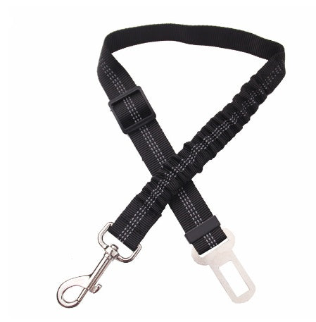 Adjustable Reflective Dog Car Seat Belt – Safety Harness Lead - Elorapets Elorapets black j4e0kn-zs 0 Adjustable Reflective Dog Car Seat Belt – Safety Harness Lead