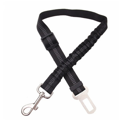 Adjustable Reflective Dog Car Seat Belt – Safety Harness Lead - Elorapets Elorapets black j4e0kn-zs 0 Adjustable Reflective Dog Car Seat Belt – Safety Harness Lead