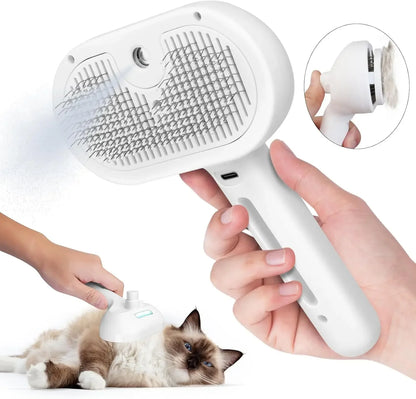 Pet Spray Grooming Comb – Hair Remover & Dematting Brush - Elorapets Elorapets White j4e0kn-zs 0 Pet Spray Grooming Comb – Hair Remover & Dematting Brush