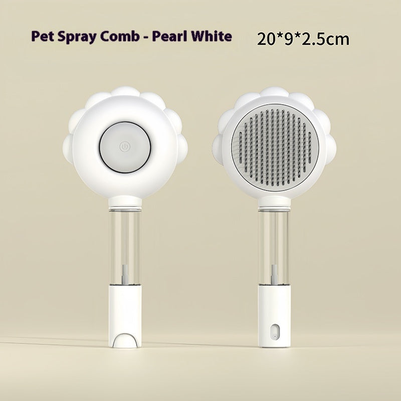 Self-Cleaning Pet Grooming Brush with Built-In Spray - Elorapets Elorapets Spray White j4e0kn-zs 0 Self-Cleaning Pet Grooming Brush with Built-In Spray